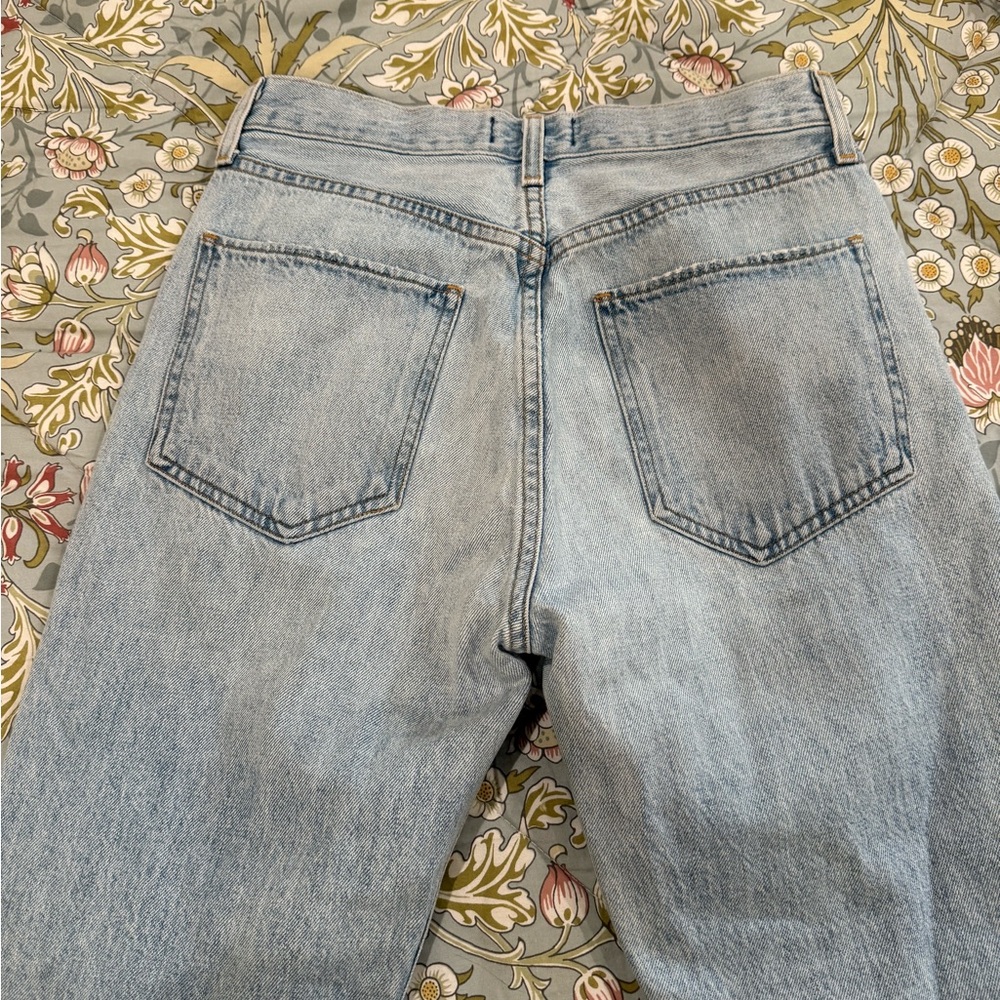 Agolde Riley High Rise Jeans- Light Wash - Picture 3 of 6